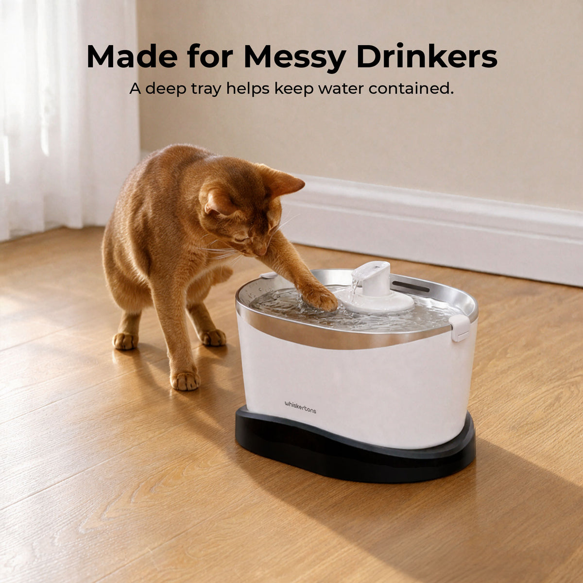 EverMount Battery-Operated Pet Water Fountain